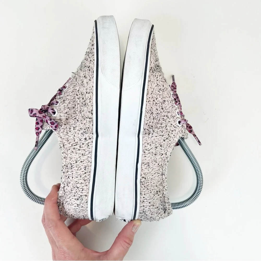 Vans Authentic Boucle Pink Speckled Laced Sneakers Women’s 9 - Picture 6 of 7